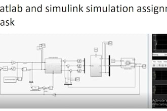 do matlab and simulink simulation assignment  and task