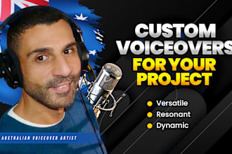 record a professional australian male voice over