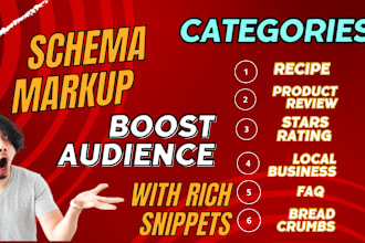 integrate advance schema markup, rich snippets and star rating