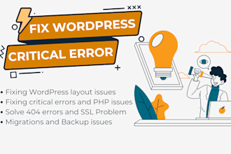 troubleshoot and fix wordpress critical errors and issues