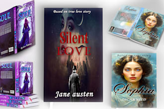 do book cover or ebook cover and kindle book cover design