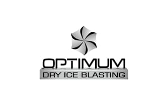 design best known unique ice blasting logo