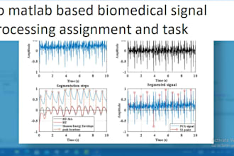 do matlab based biomedical signal processing assignment and task