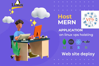 host mern application in linux vps server hosting mern web hoisting