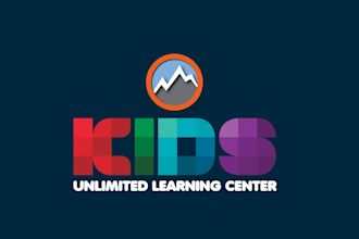design awesome kids learning center logo