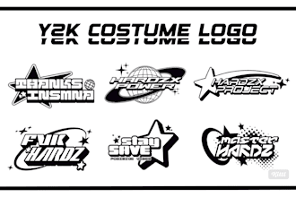 design simple awesome streetwear logo your brand