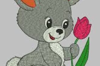 do embroidery digitizing into dst,pes,jef,cnd,exp files asap