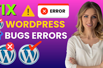 fix wordpress issues and woocommerce problems optimization and customization