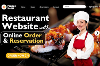 build your restaurant wordpress website with online order and reservation system