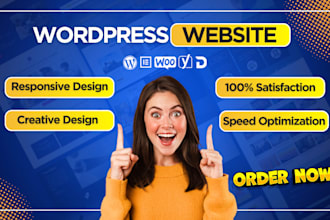 rebuilt, customize and modify wordpress website