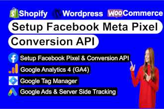setup facebook meta pixel google analytics 4 conversion API