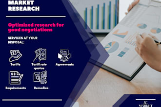 prepare a report on market access conditions