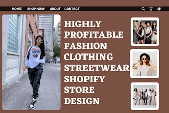 design fashion clothing website fashion clothing store streetwear website