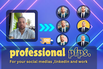 create professional profile picture for social media linkedin instagram cool pfp