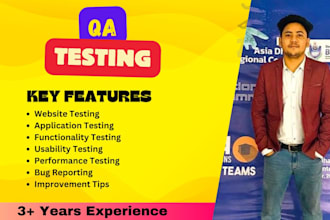 manually test your web and mobile application