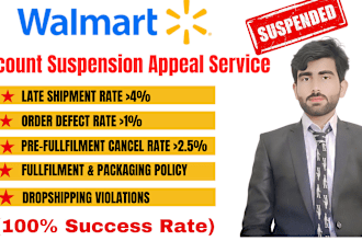 develop a unique walmart suspension plan of action for reinstatement appeal