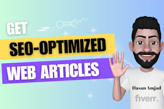 write seo optimized web articles and blog posts