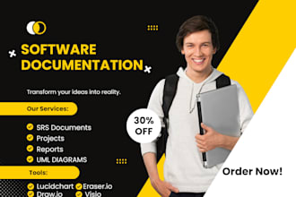 write srs document software engineering documentation uml diagrams