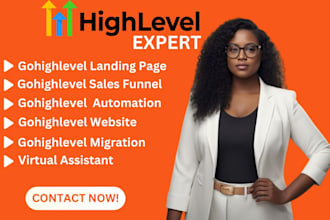 do gohighlevel virtual assistant sales funnel saas agency website expert