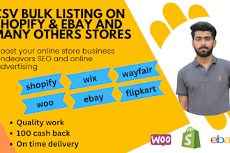 do professional product listing on shopify