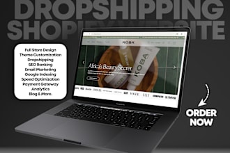 design amazon to shopify dropshipping website ebay to shopify dropshipping store