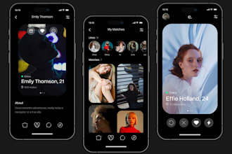 build ios android mobile app, dating app, social chat app, live streaming app