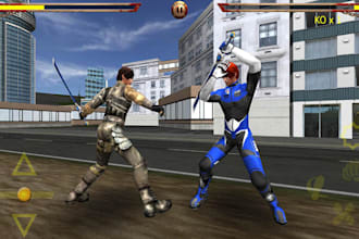 develop unreal engine game 3d multiplayer fight game and street fighting game