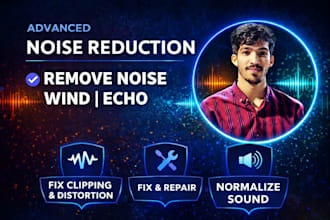 restore audio, enhance and repair voice recordings or interviews