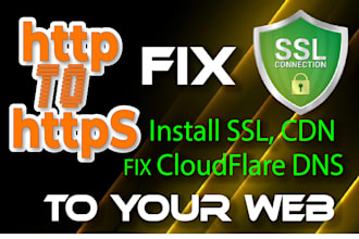 install free SSL certificate or fix https errors on your web