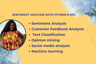 perform sentiment analysis using python r and nlp tools