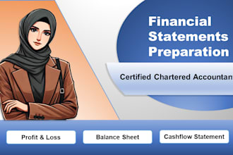 prepare financial statements, profit and loss, income statement, balance sheet
