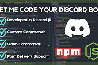 code a custom discord bot