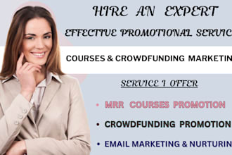 promote crowdfunding campaign master resell right courses beacon, ubc roadmap