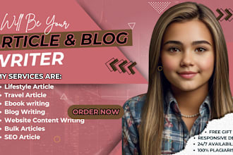 be article writer for health, fitness, lifestyle, sport and healing, blog writer