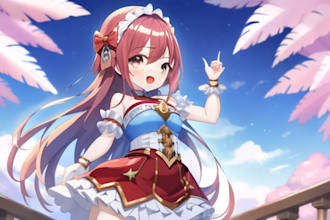design and rig your live2d vtuber model with high quality