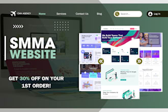 build digital marketing agency website, smma website or smma agency website