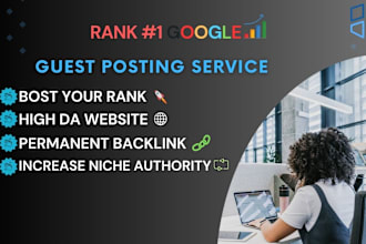 do SEO guest post and local backlinks niche relevant high authority permanent