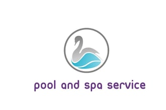 design attractive pool and spa service logo