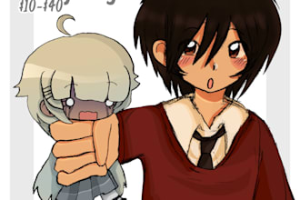 create anime chibi art of any character