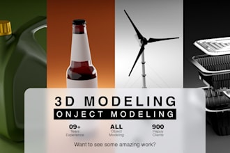 3d product molding, photorealistic rendering
