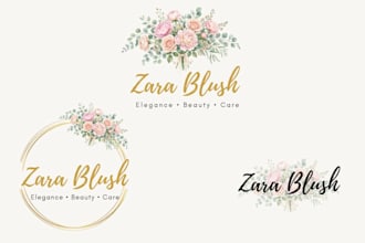 design beauty and skin care logo design in 12 hours