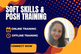 provide soft skills training and posh training