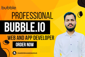 develop your website or app in bubble io bubble io expert