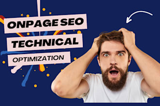 do onpage SEO service and technical optimization of wordpress site