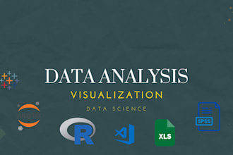 be your data analyst, visualization expert in r, spss python