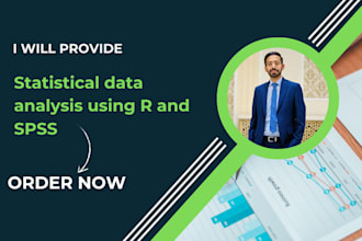 perform statistical data analysis and visualizations in r, spss