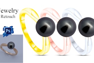 do high quality jewelry retouching and image edit
