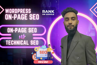 do wordpress onpage SEO and technical optimization for google ranking