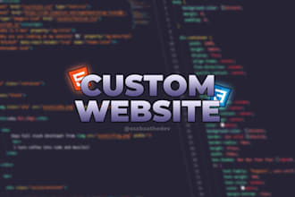 make a website for you