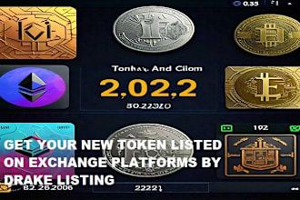 fast list your new token on high exchange platforms cg, cmc and coinranking